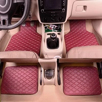 4pcs universal leather car floor mat car styling interior accessories mat floor carpet floor liner waterproof foot pad protector