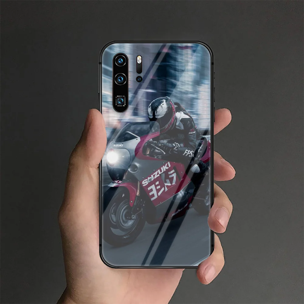 

Suzuki Phone Tempered Glass Case Cover For Huawei P Nova Mate 5T 20 30 40 Pro Lite Smart 2019 2021 Black Etui Etui