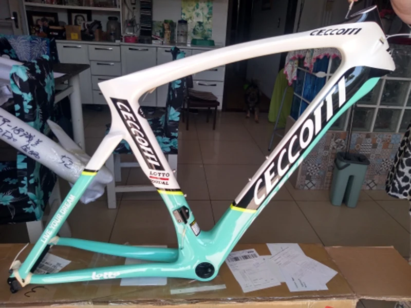 

Рама для шоссейного велосипеда ceccotti, рама из углеродного волокна, быстрая доставка, гарантия 2 года, заводская цена, велосипедный тормоз