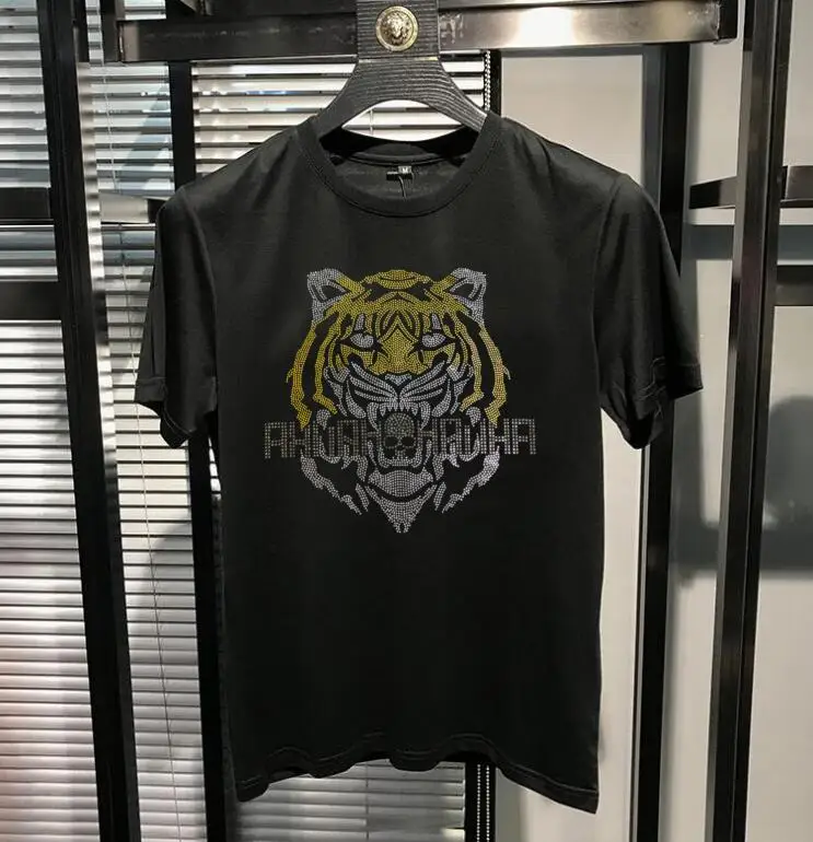 

Футболка мужская с коротким рукавом, брендовая тенниска с рисунком сверла, повседневная майка, лето