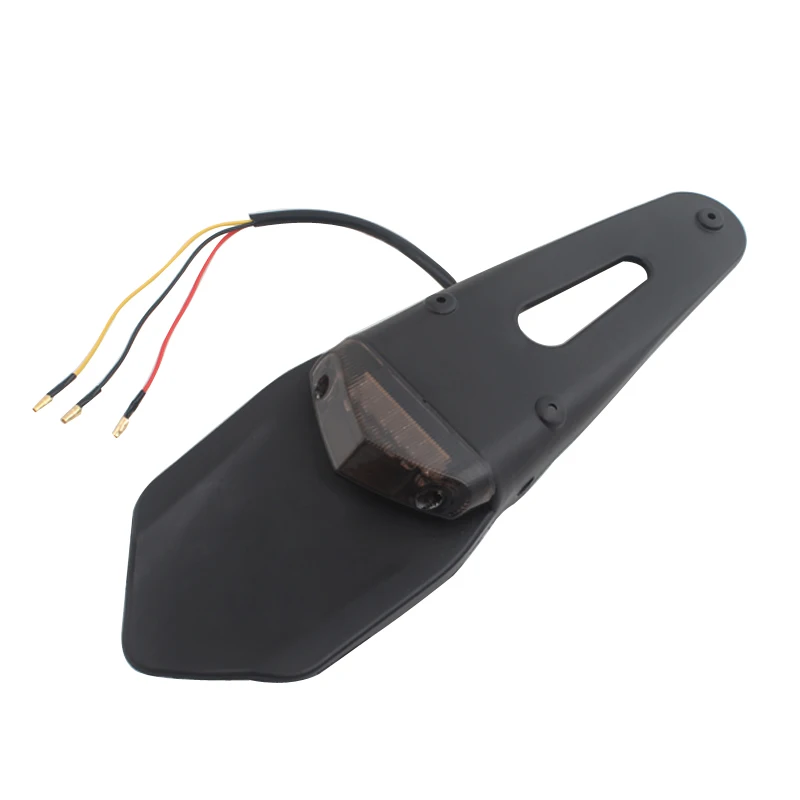 Дым светодиодный фонарь светильник заднее крыло задние фонари для Honda Suzuki Байк