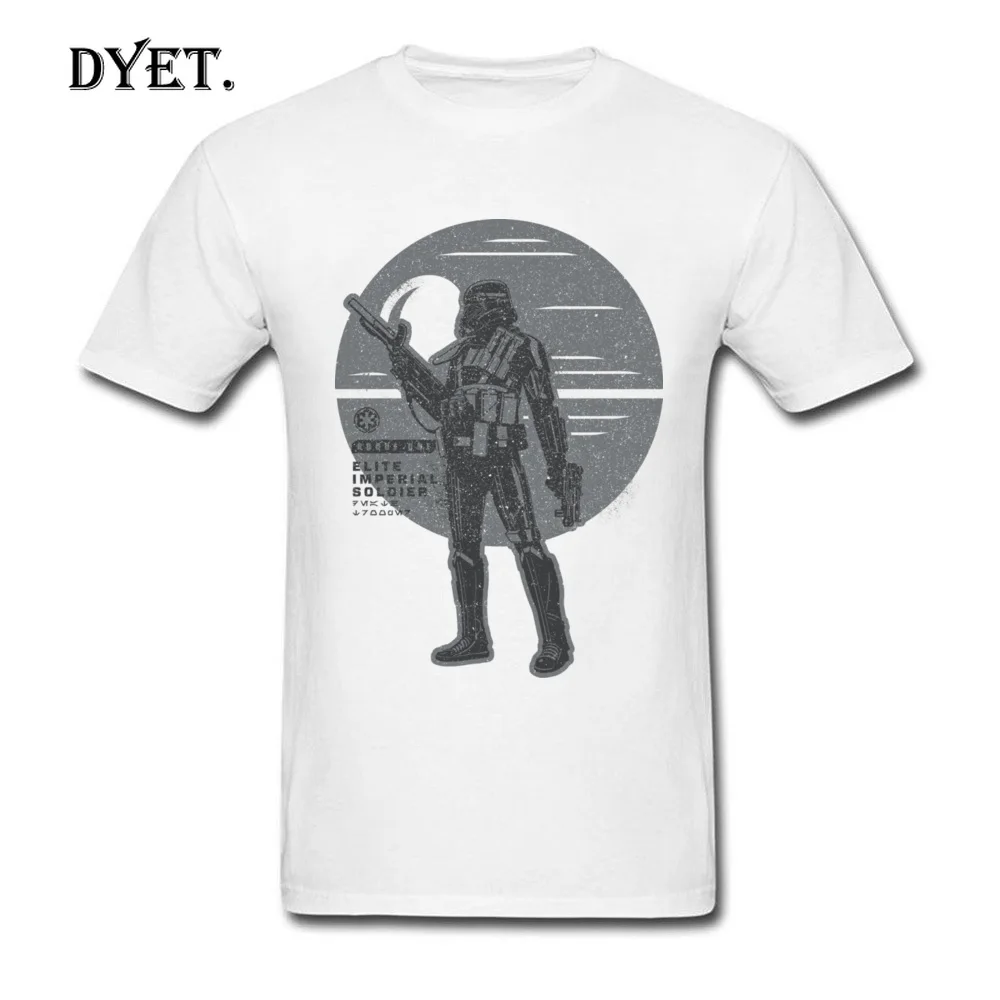 Футболки с принтом Звездные войны Элитная футболка Императорским солдатом для