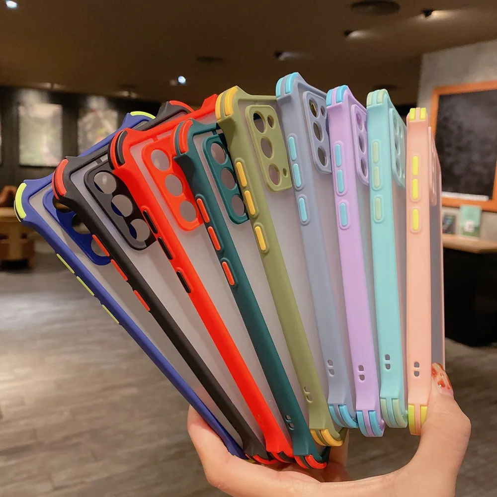 

slide camera Lens protection cases for samsung galaxy a 72 52 42 32 m62 f62 soft matte cover case for galaxy s 20 21 plus ultra