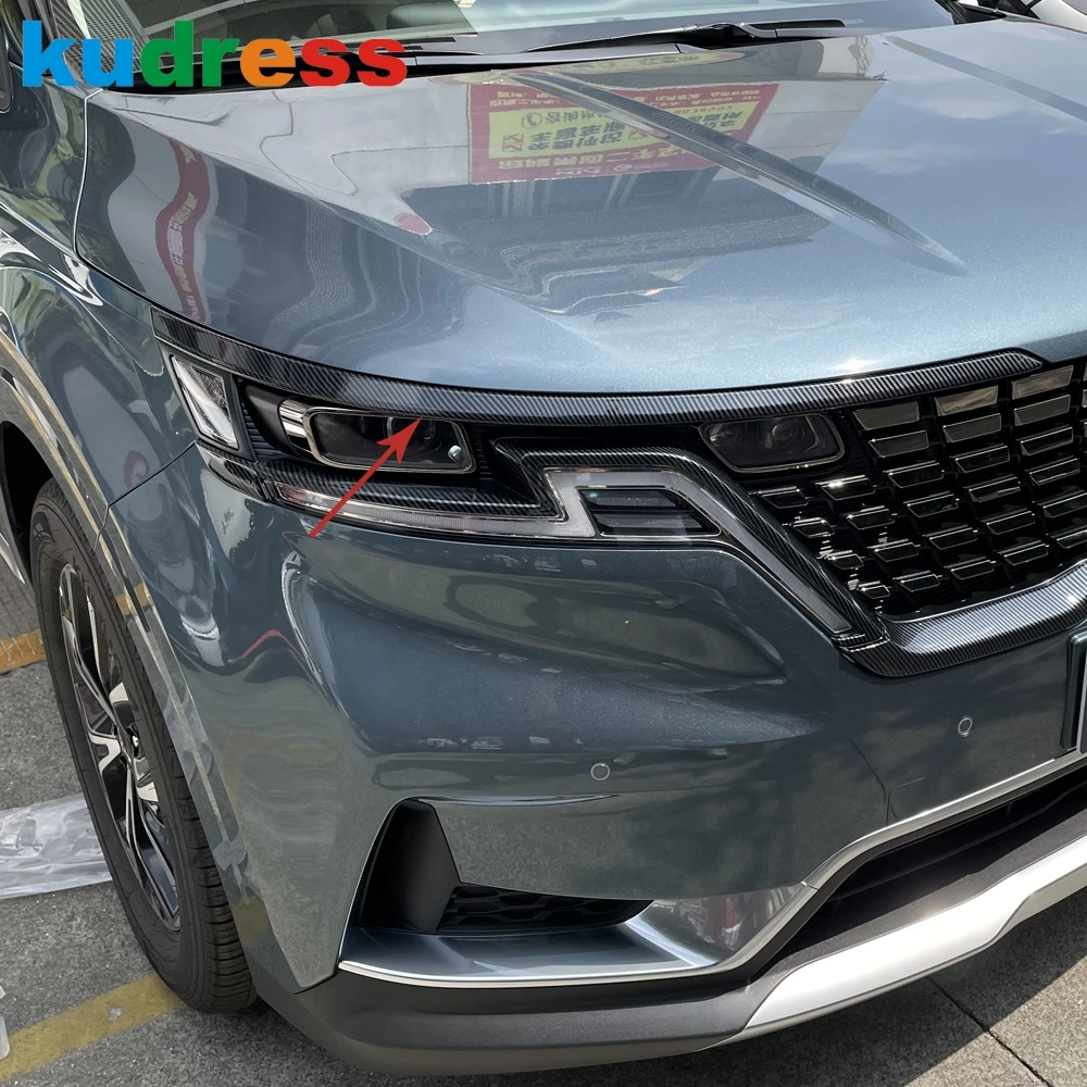 

Передняя фотовспышка для Kia Carnival 2020 2021 2022 из углеродного волокна