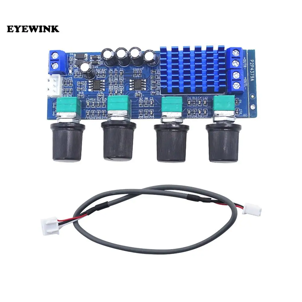 XH-M577 TPA3116D2 аудио высокой мощности тональный Op Amps DC 12-24V двухканальный стерео 2X80W