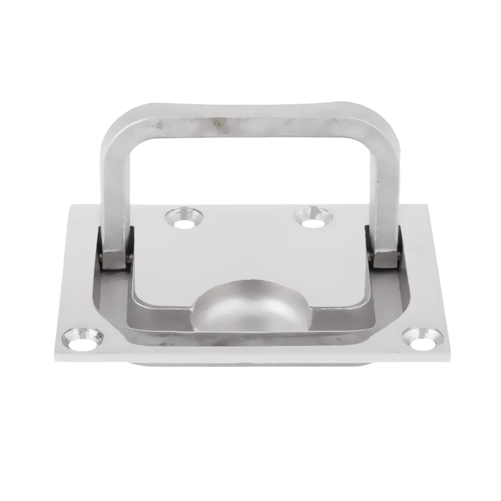 

4-Pack 316 нержавеющая сталь Лодка Палуба люк Промывочное кольцо тянуть 43x36 мм/75x55мм