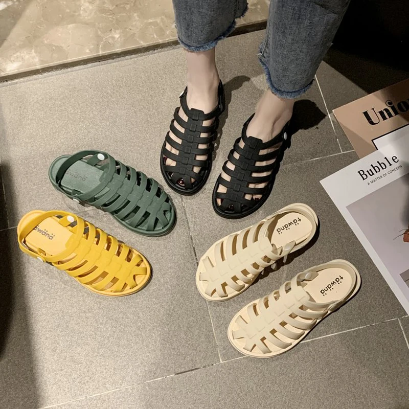 E TOY/обувь с дырками женские сандалии Летняя Нескользящая пластиковая пляжная