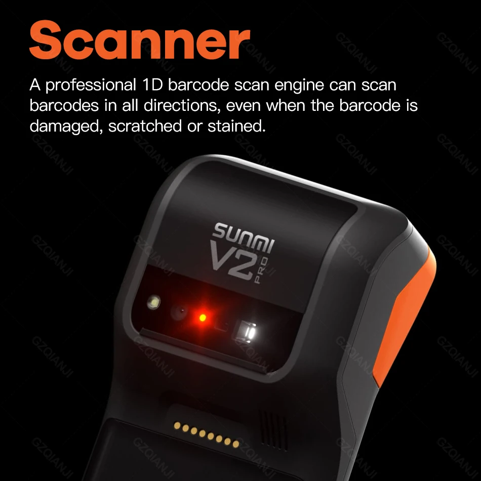 Мобильная портативная POS-система 4G Sunmi V2 pro с термопринтером беспроводной Wi-Fi Android