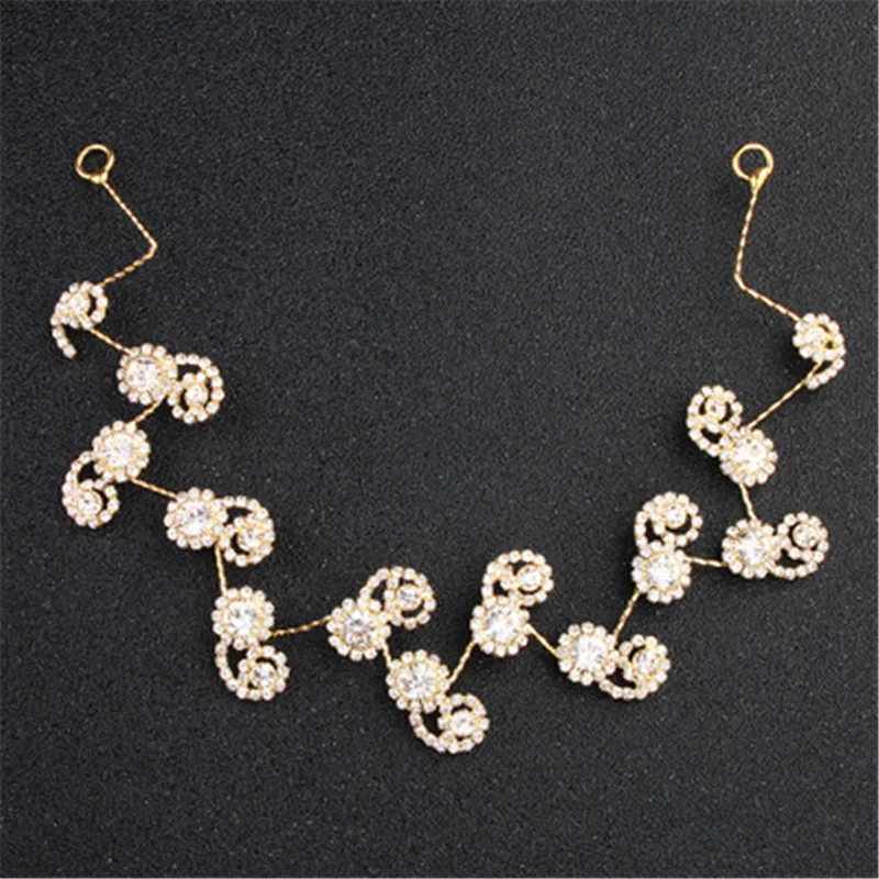 Женский ободок для волос FIAZIA украшение в виде листьев свадебные аксессуары