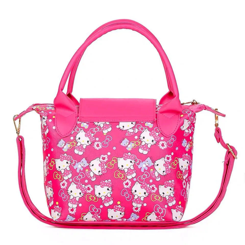 Sanrio сумка через плечо с рисунком Hello Kitty милая женская модная из искусственной