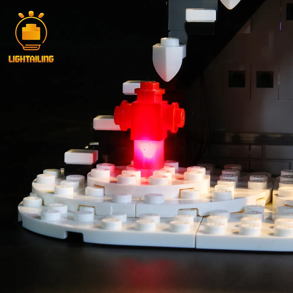 LIGHTAILING светодиодный светильник набор для создателя зимней деревенской пожарной станции светильник ing набор совместим с 10263(не включает модель