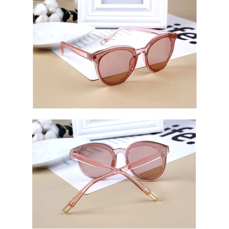 Очки солнцезащитные Seemfly Детские гибкие кошачий глаз для девочек с защитой UV400