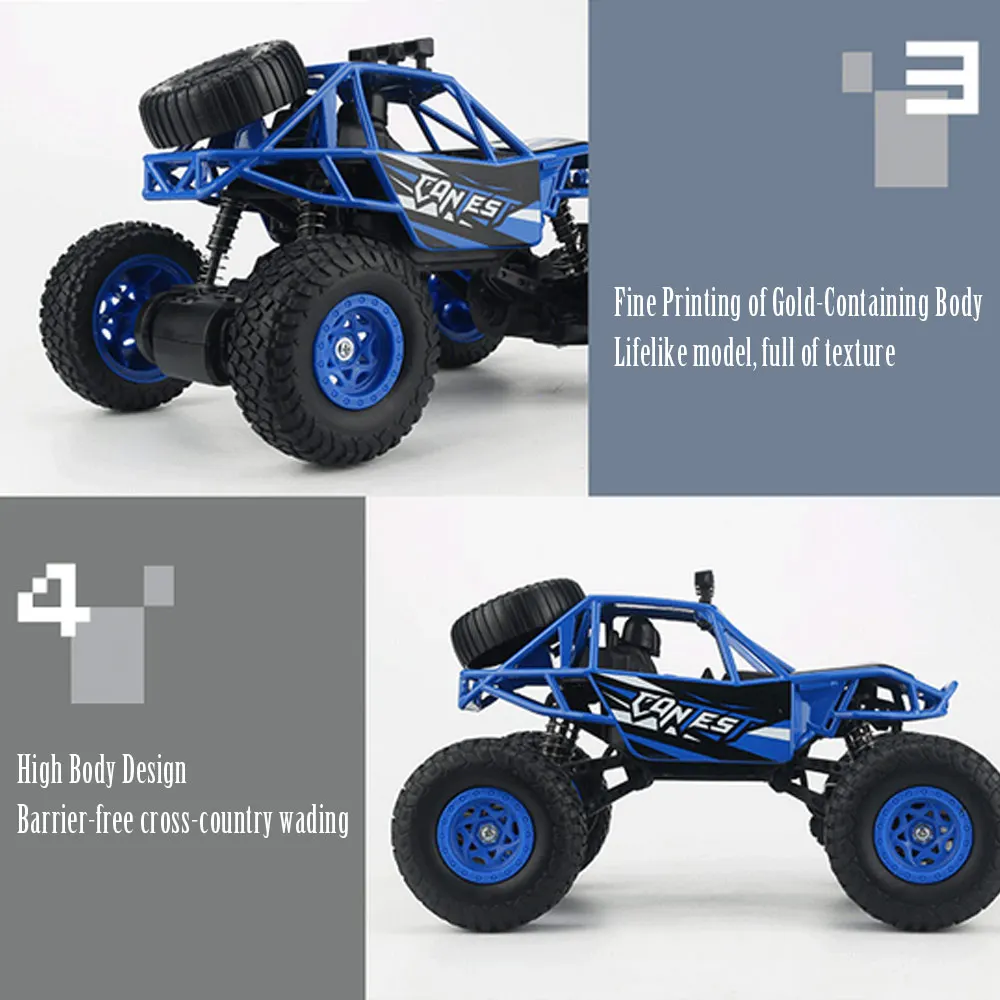 Безбарьерная машина для пересеченной местности радиоуправляемая внедорожная 1:20