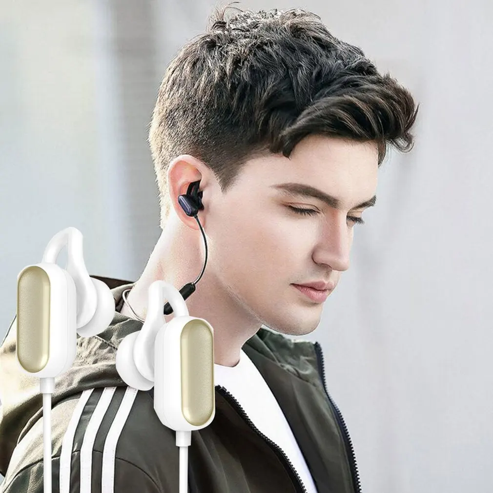 Xiaomi спортивные Bluetooth наушники Молодежная версия новейшая гарнитура с микрофоном Спортивные Беспроводные наушники Bluetooth 4,1 водонепроницаемые