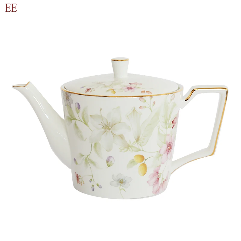 Фарфоровые чайные чашки ручной росписи из костяного фарфора королевская