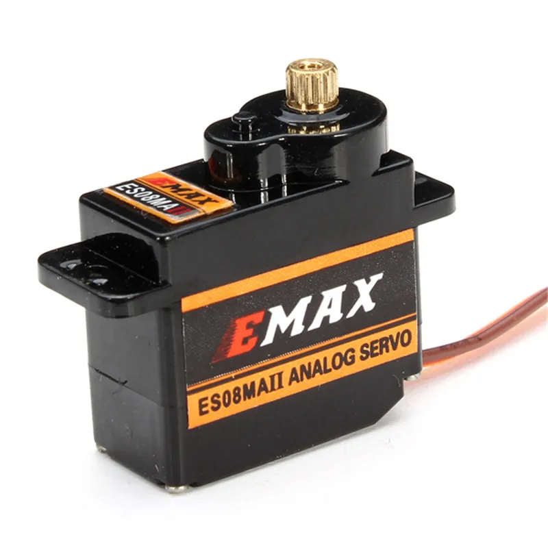 1 шт. EMAX ES08MA II 12g мини металлическая Шестерня Аналоговый сервопривод для модели