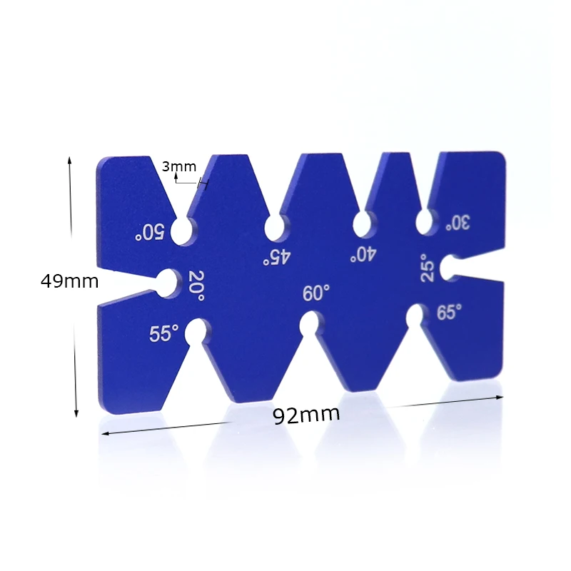 Woodworking Angle Gage Gauge Aluminum Alloy Ruler Screw Thread Cutting Measuring Instrument | Инструменты