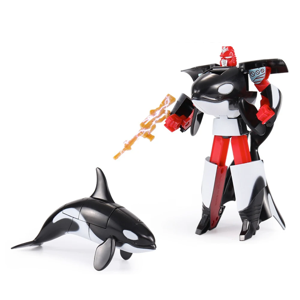Игрушка-трансформер для детей робот-убийца Кит дельфин большая белая акула
