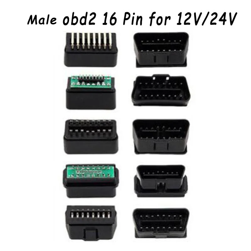6 типов OBD II OBD2 12 В 24 16 контактный кабель для открытия автомобильного