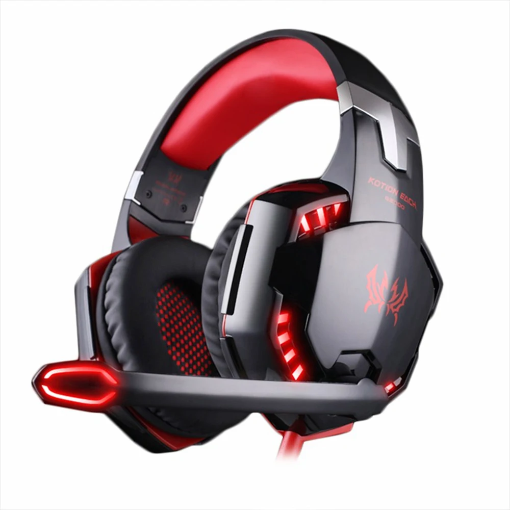

PS4 Headset Wired Game Earphones Gaming Headphones Deep Bass Stereo gamer Casque Microphone with Backlight For PC