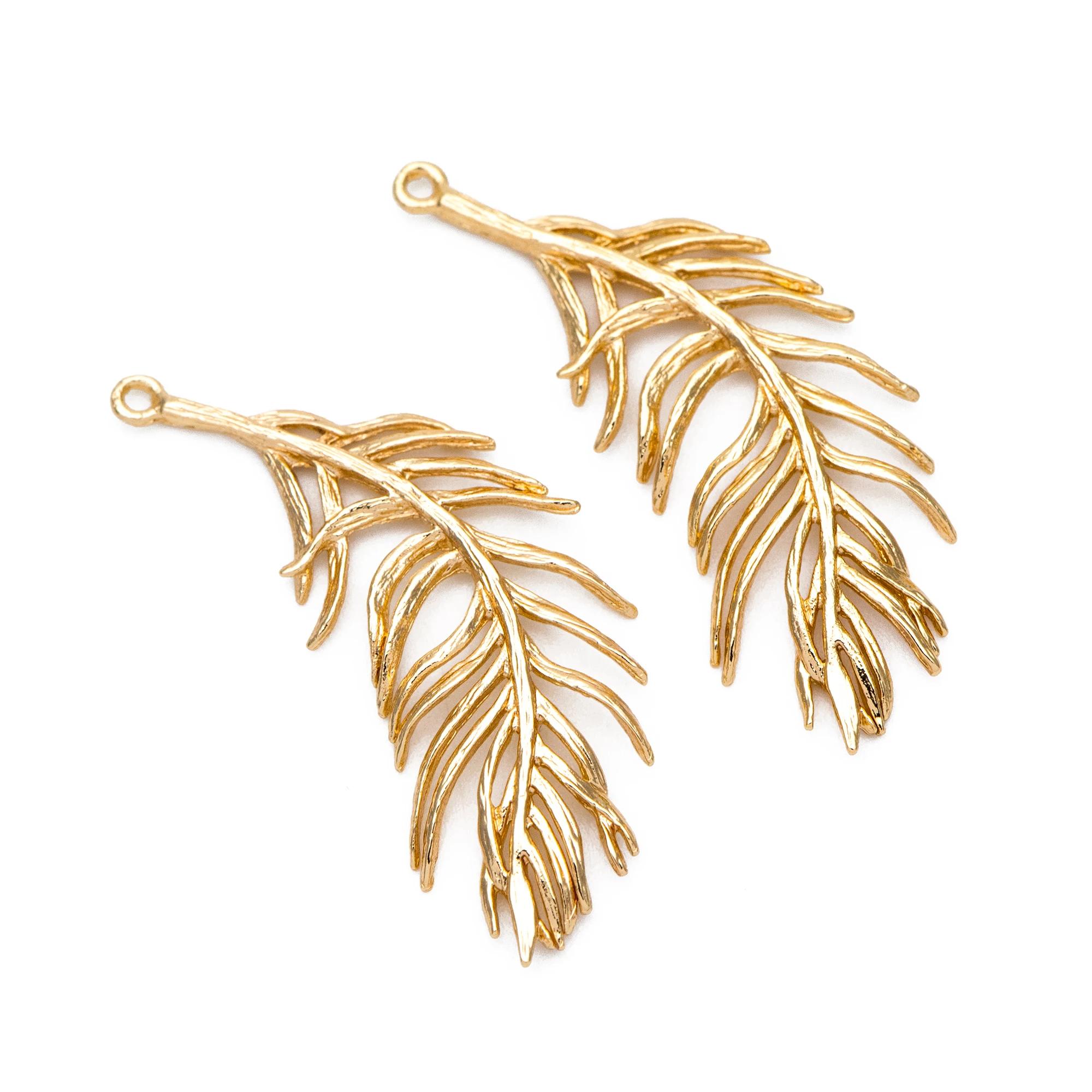 10 шт., латунные аксессуары для ювелирных изделий, 36x14 мм