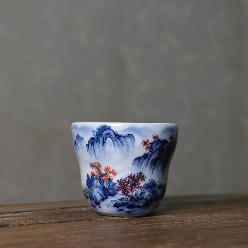 JingLin oculto debajo del esmalte, taza de ferro colorida (analizada)-1