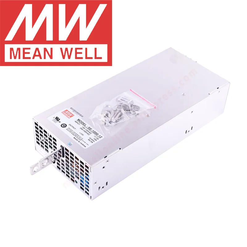 Оригинальный Mean Well SE-1000-5V/9V/12V/15V/24V/48V DC meanwell se series 1000W одиночный выходной импульсный