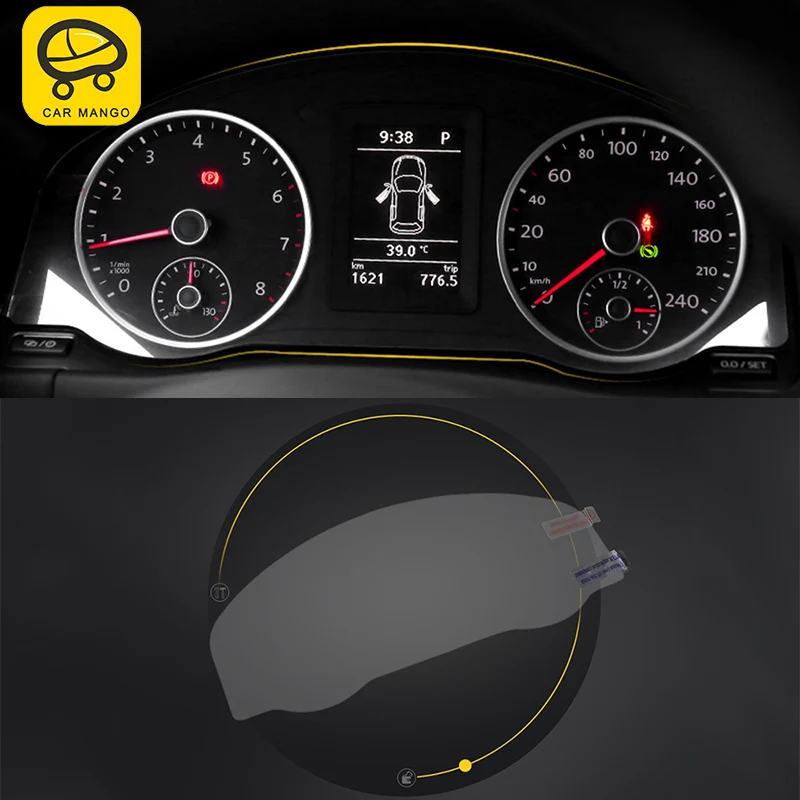 CARMANGO для VW Volkswagen Tiguan 2013 автомобиль панель монитора Экран Защитная пленка для Стикеры