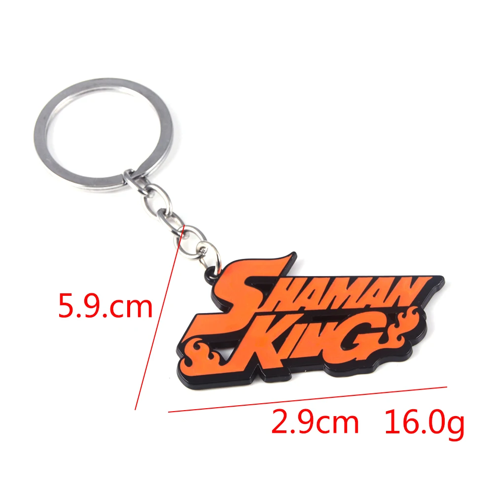 

Anime Shaman King Letter Keychain Flame Sign High Quality Men Women Cosplay Props Keychain Pendant Gift Jewelry
