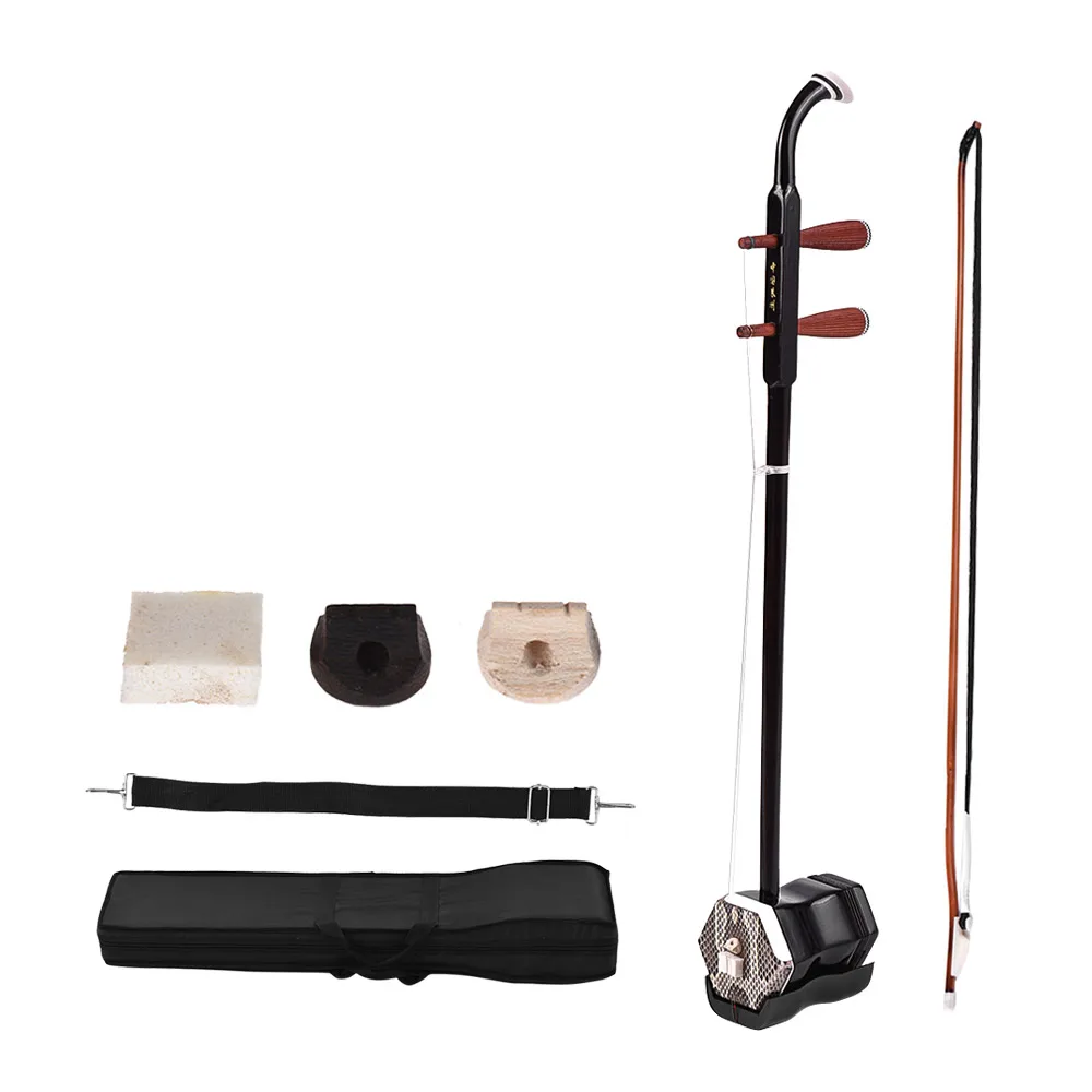 

Erhu Chinese 2-string Violin Fiddle Stringed Musical Instrument Solidwood Chinese Traditional String Instrument Erhu accessories