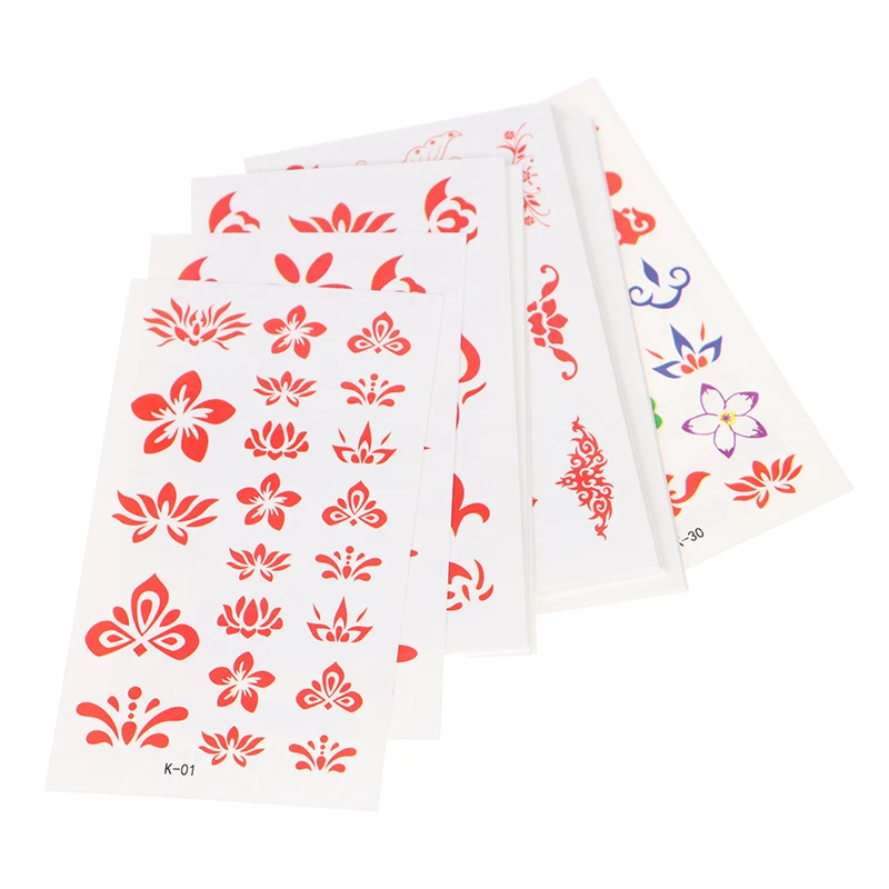 

30pc/set Women Fake Temporary Forehead Tattoos Sticker Face Jewels Forehead Stage Decor Sticker Children