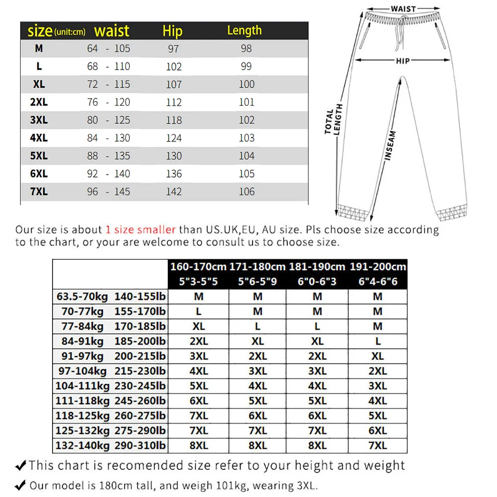 

Plus 7XL 6XL XXXXL Cargo Pants Men Fashion Harajuku Harem Pant Black Streetwear Joggers Sweatpant Multi-Pocket Casual Mens Pants