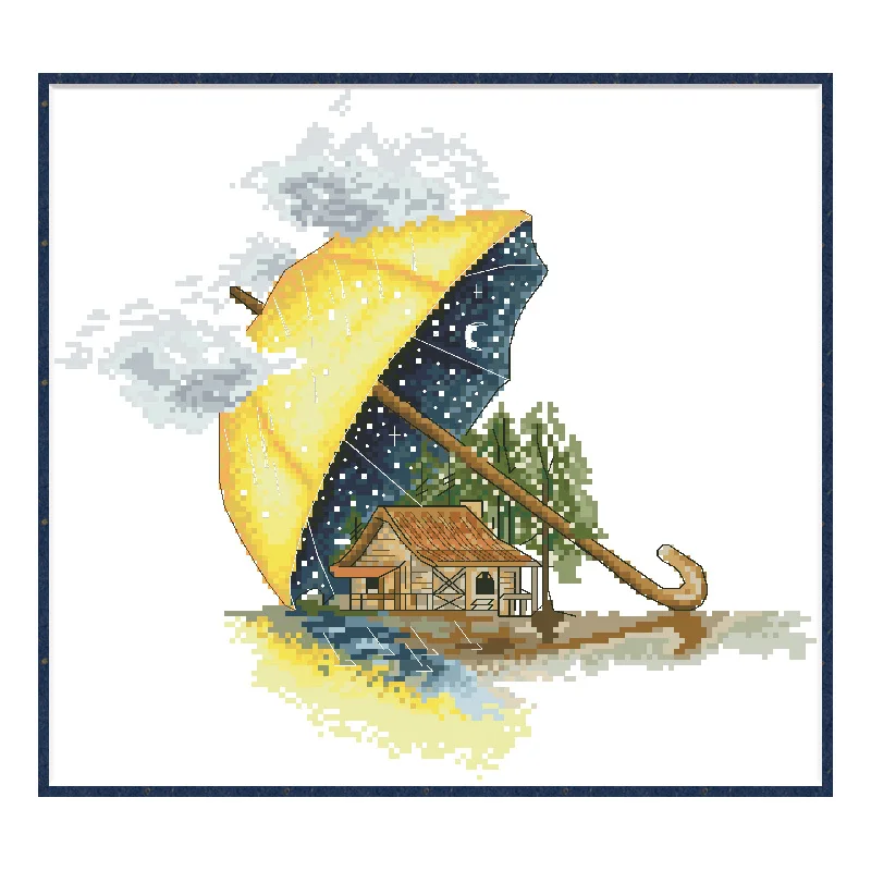 

Набор для вышивки крестом, с принтом, 11CT, 14CT