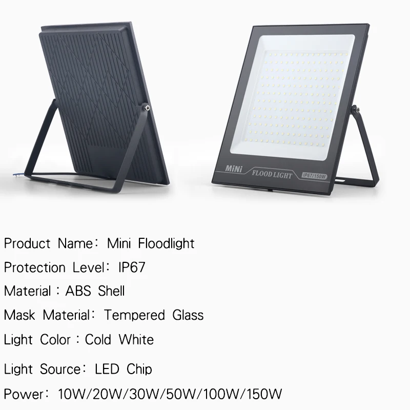 Светодиодный прожектор ультратонкий водонепроницаемый мини светильник ильник