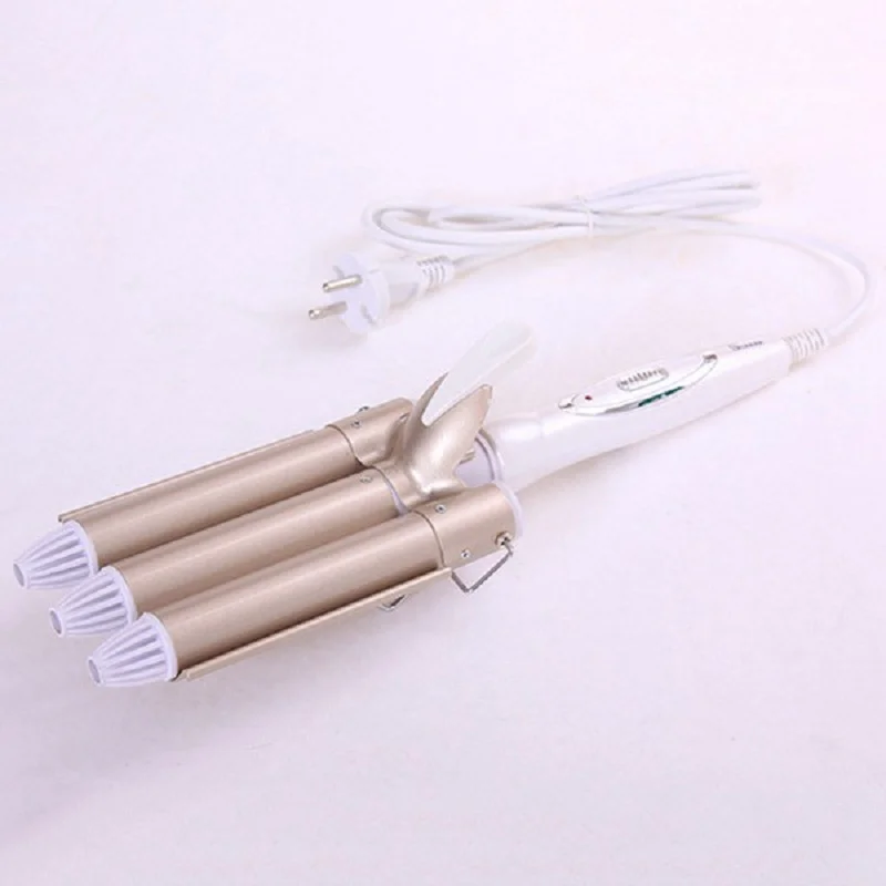 Лучшие предложения Surker Jd 016 с тремя щипцы для завивки волос мягким задником на