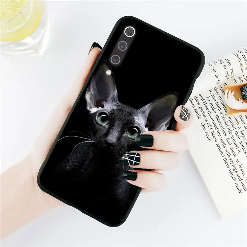

Sphynx cat animal Phone Case For Xiaomi Redmi note 7 8 9 t k30 max3 9 s 10 pro lite shell funda coque