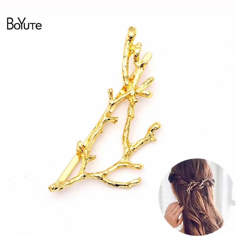 

BoYuTe (20 Pieces/Lot) 26*60MM Alloy Tree Branches Hair Pins Fashion Women Jewelry Accessories Wholesale