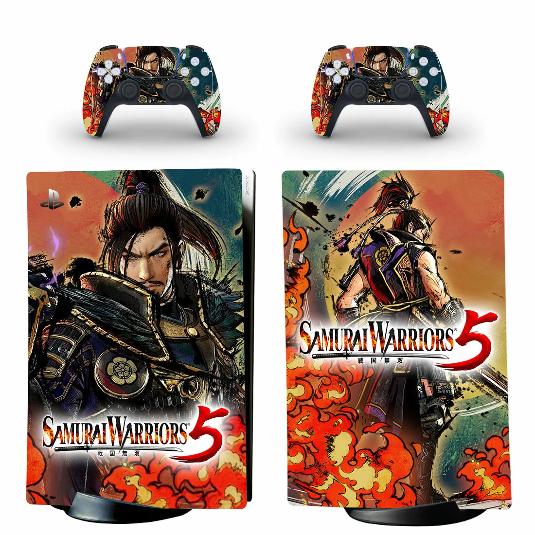 

Samu2 Digital Edition Skin Sticker for Playstation 5 Console & 2 Controllers Decal Vinyl Protective Skins Style 1