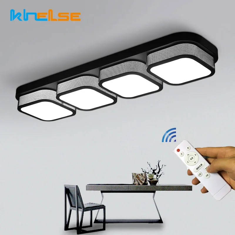 Современный простой светодиодный потолочный светильник с дистанционным