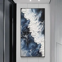 handmade abstract 3d wave oil painting wall painting home decor canvas art hand painted wall art living room decoration unframed