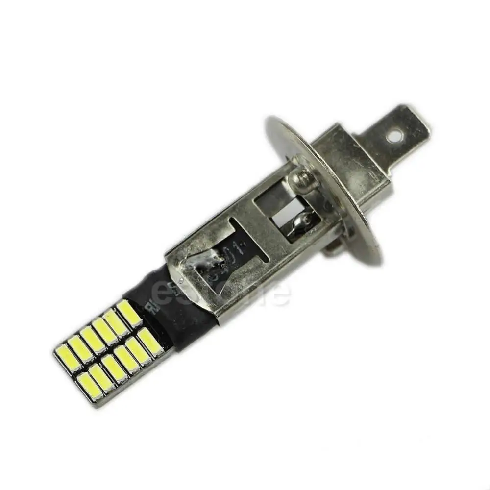 6500K H1 55W светодиодный 24 SMD проектор противотуманные фары ДХО светильник белые
