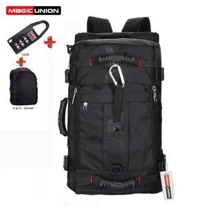 Мужские дорожные сумки MAGIC UNION, Многофункциональный водонепроницаемый рюкзак из ткани Оксфорд для ноутбука, с защитой от кражи, для подростков, походный ранец