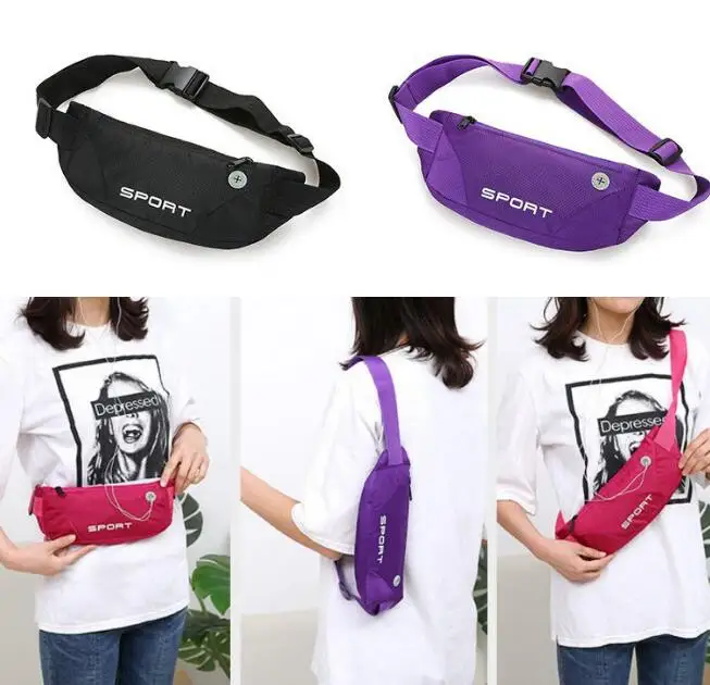 

Поясные Сумки, карманные велосипедные сумки, походные карманные сумки для спорта, бега, нейлоновые повседневные маленькие поясные сумки