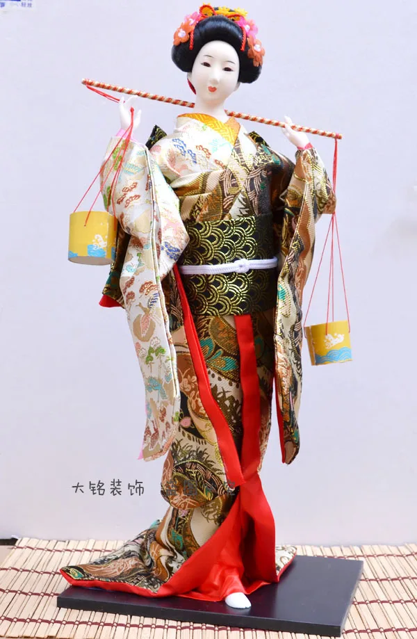 

55CM JAPANESE GEISHA DOLL KIGINU KABUKI JAPANESE GIRL ORNAMENTS STORE DECOR INDUSTRY COLUMN