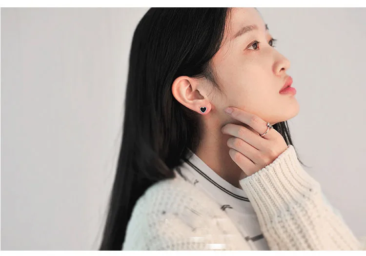 New 2019 High Quality Lover 925 Sterling Silver Stud Earring for Women Jewelry Gift For Romantic Lady Fashion | Украшения и
