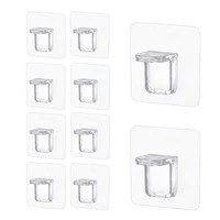 10pcs clear shelf support adhesive pegs replaceable shelf holder pins kitchen cabinet peg studs kitchen closet tools hot sale