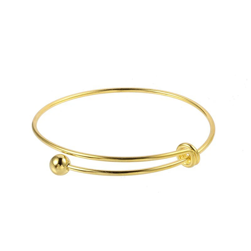 Регулируемый цветной браслет RIR из металлической проволоки регулируемый