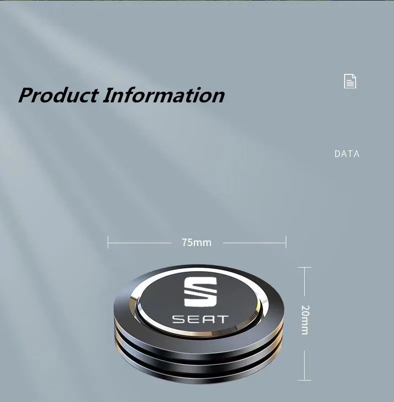 

Car Air Freshener Perfume Dashboard Fresh Car Fragrance For Seat FR leon mk3 mk2 5f lbiza Altea6 Aluminium alloy perfume holder