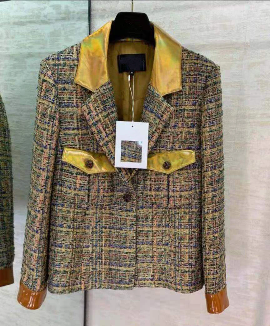 2019 модная зимняя женская теплая куртка с золотым трикотажем|Женские куртки| |