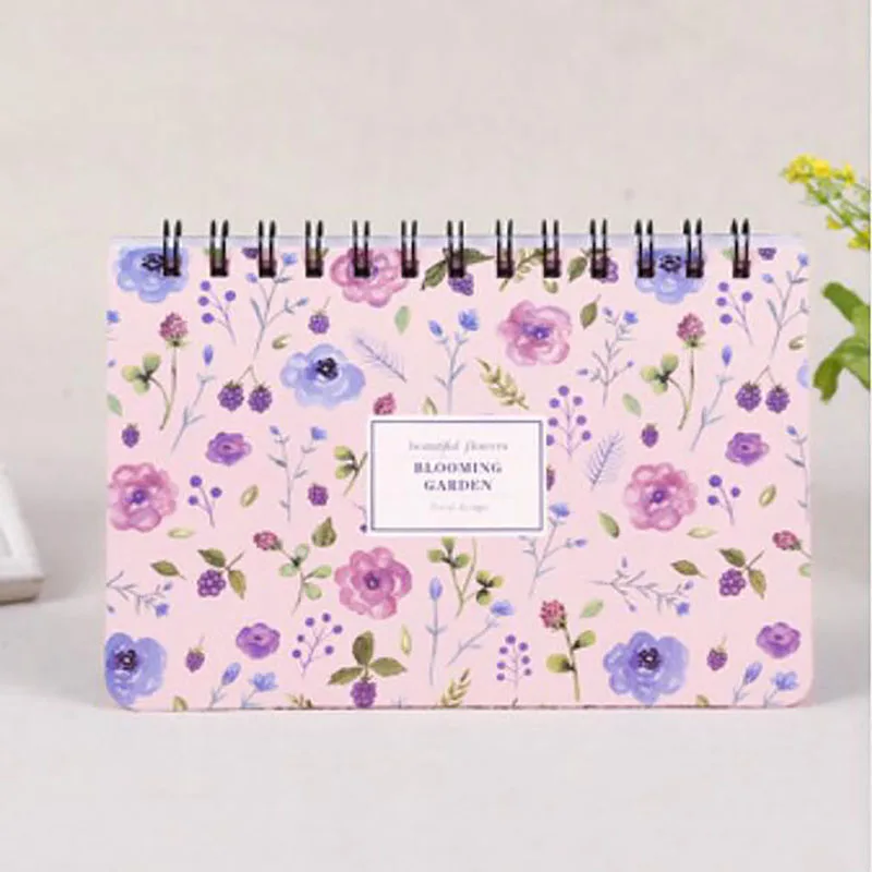 Kawaii Cartoon Coil Creative Small Notebook Fresh Portable Mini Notepad Stationery Book Student Gift | Дом и сад